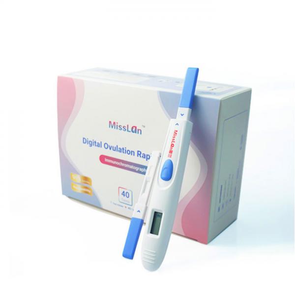 Quality digital ovulation lh test medical device similar with clearblue test strip cassette for sale