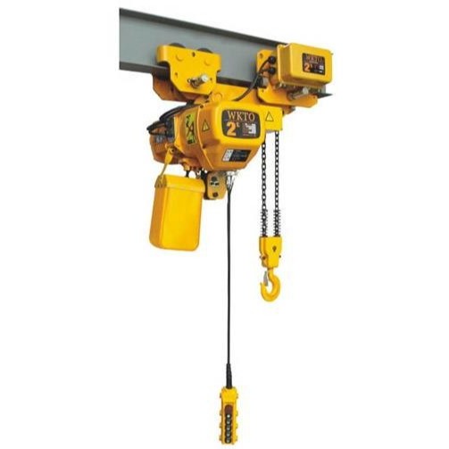 China 2 Ton 1 Ton Electric Chain Hoist Light And Firm High Heat Dissipation factory