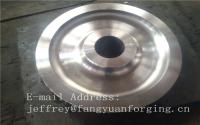 China 4140 42CrMo4 SCM440 Alloy Steel Rail Forged Wheel Blanks Quenching And Tempering Finish Machining Mine Industry factory