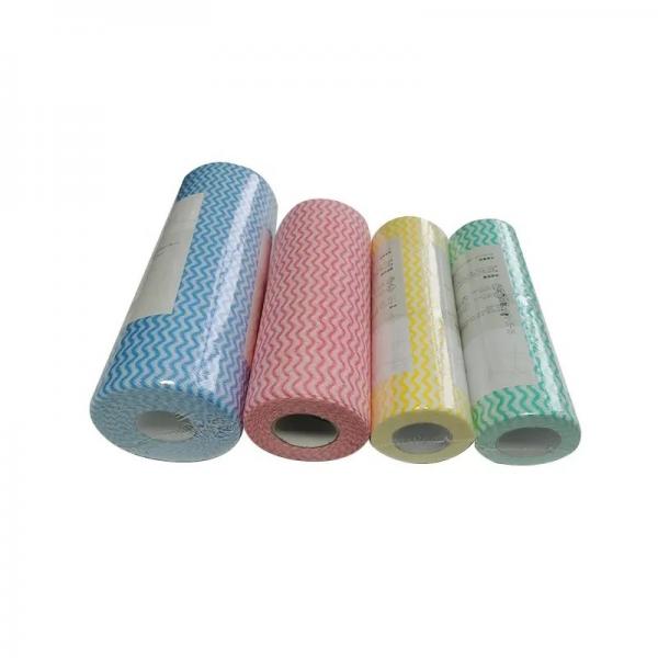 Quality Reusable Household Cleaning Rags Kitchen Wipe Waterproof Multicolor for sale