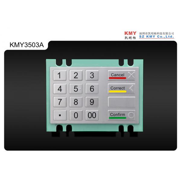 Quality Payment Kiosk IP65 ATM Keypad DES 3DES Encrypted Pin Pad 1.1KG for sale