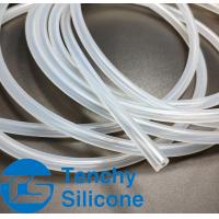 Quality LFGB Harmless Pure OD 100mm Flexible Silicone Tubing for sale