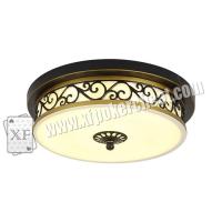 China Glass Material Modern Ceiling Light Hidden Camera For Long Distance Infrared Playing Card Scanner factory