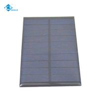 China Mini Portable Solar Panel 1.2W Epoxy Resin Solar Panel ZW-11069 Mini Portable Solar Panel Charger factory