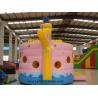 China Boat Shape Inflatable Bounce House Combo , 7×4 Meter Inflatable Boat Shape Children Castle factory