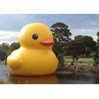 China Customized Floating Airtight Inflatable Advertising Balloon Giant Rubber Duck Outdoor Water Duck for sale