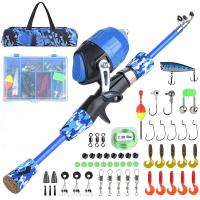 China Kids Fishing Rod And Reel Combo Fishing Lure Line Bag Included factory