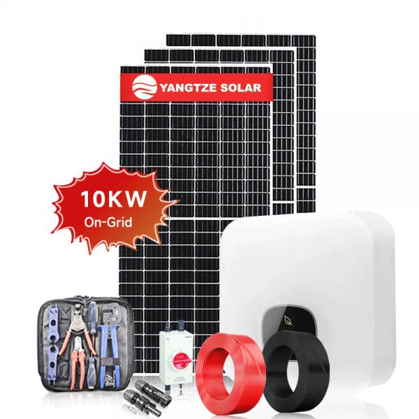 Quality Complete 10kw On Grid Solar Inverter Kits System 3 Phase for sale