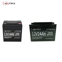 Quality Deep-cycle Grade 3.2V Lifepo4 Cell Battery 12V24Ah for Servers Backup Power UPS for sale