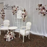 China Hot sale White metal arch wedding Backdrop  For Wedding Decoration stage Party factory