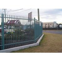china Security Steel Tube Fence Panels Easy Maintenance Spear Top Sliding Gate