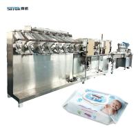 China Servo Driven Stacking System Big Pack Baby Wipes Machine Automatic Packaging Line factory