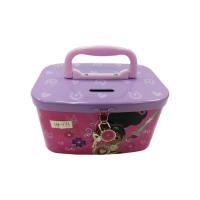 China OEM ODM lunch tin boxes tin Money Bank With Coin Slot And Lock factory