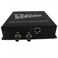 China 3G/HD-SDI with Gigabit ethernet over fiber converter,GbE with SDI with fiber transceiver factory