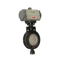 China DN1600 High Temp Industrial Butterfly Valve factory