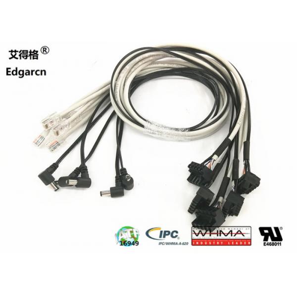 Quality Edgar Industrial Wire Harness Right Angle Dc Power Extension Cable 5.5 * 2.1mm for sale