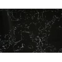 Quality Black Carrara Quartz Stone Solid Surface For Interior Decoration for sale