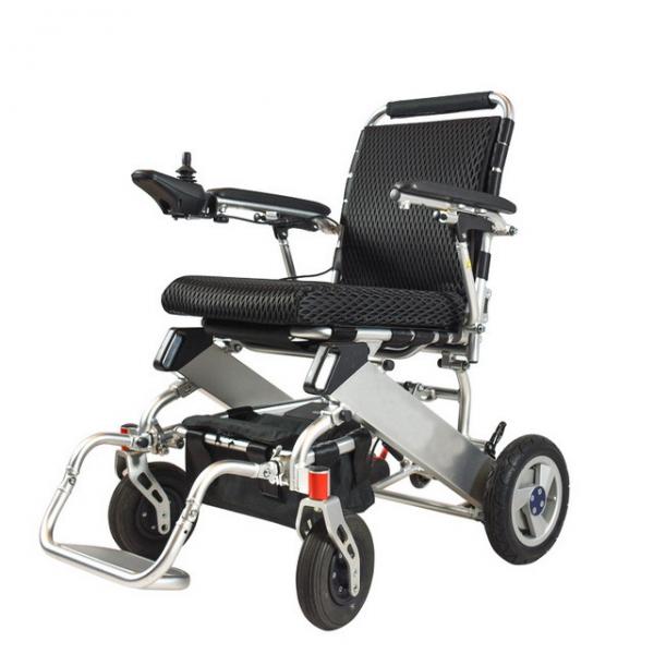 Quality 250W Brushless Motor Lightweight Foldable Electric Wheelchair for sale