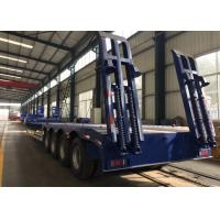China Four Axles Lowbed Semi Truck And Trailer With ISO / 3C / BV / IFA / SGS Certification for sale