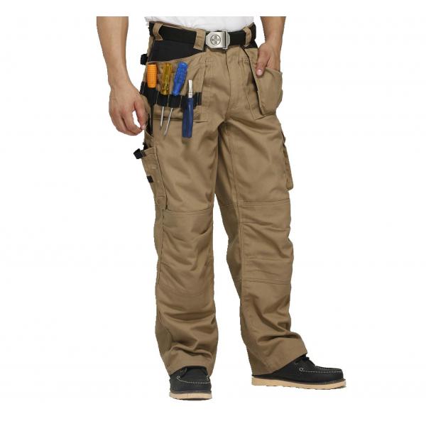 Quality Cordura Reinforcement Heavy Duty Canvas Work Pants Anti Rubbing With Multi Pocket for sale