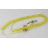 China safety spiral lanyard cable coil rope boat fish tackle rod protector wire elastic fishing factory