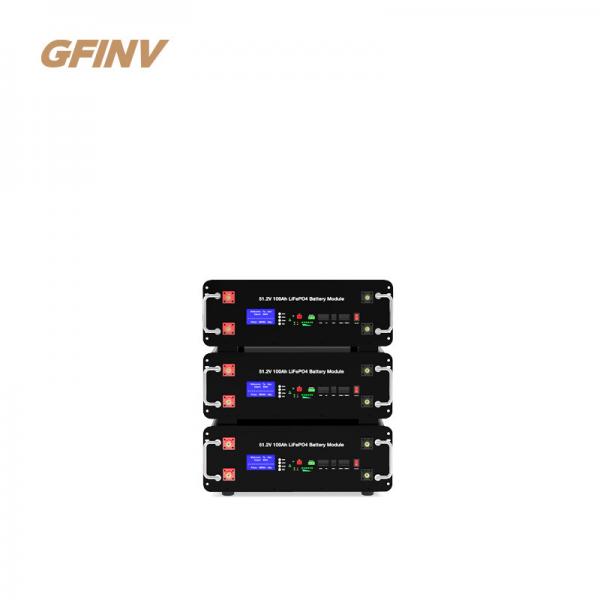 Quality 48V 100Ah 120Ah LiFePO4 Stackable Home Battery Solar Inverter Lithium Battery for sale