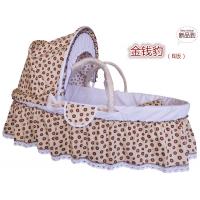 China grass baby moses basket corn husk baby moses basket bed with liner set factory