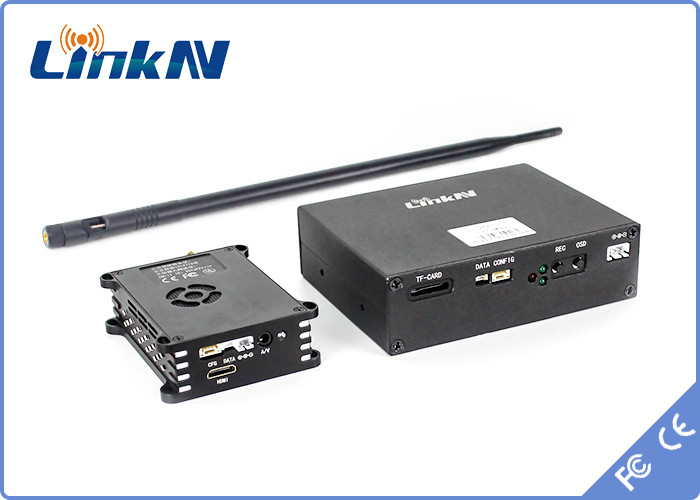 China 10km UAV Data Link COFDM Transmitter & Receiver HDMI & CVBS AES256 Encryption 300-2700MHz for sale