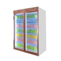 China Upright Glass Door Display Cold Drink Fridge For Convenience Store 1500L/N factory