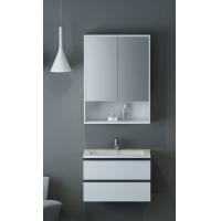 China High Grade MDF Wall Hung Bathroom Cabinet Vanity Units With Mirror Cabinet factory