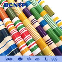 China Waterproof PVC Stripe Tarpaulin 2.7m Width For Outdo Or Awning for sale