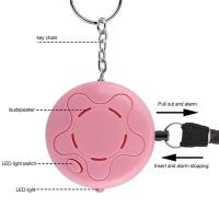 China Security Safesound Personal Alarm 140db Keychain With Led Flashing Light Bracelet for sale