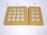 China 50 pcs white tealight candle in brown box factory