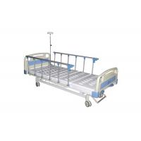 China Double Crank Medical Hospital Furniture Nursing Bed With Control Wheels (ALS-M203) factory