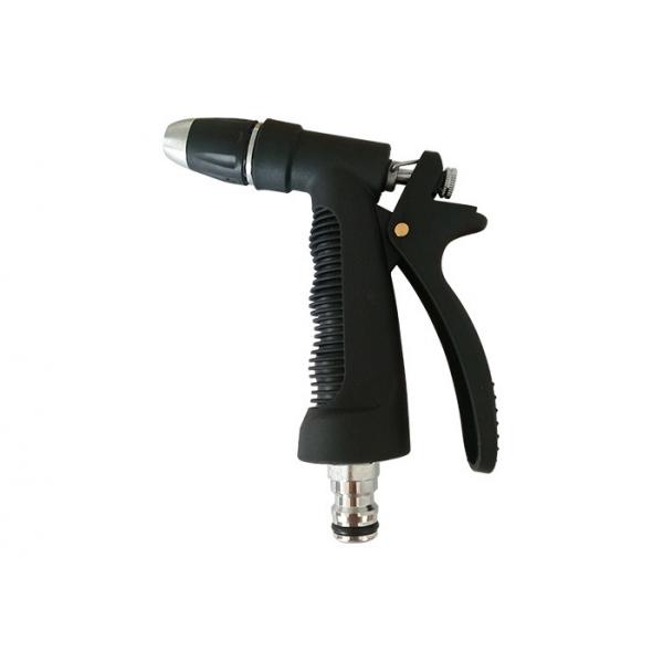 Quality Black Color Metal Water Spray Gun , Metal Garden Hose Spray Gun High Reliability for sale