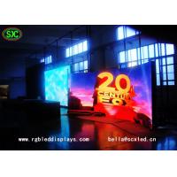 china Full Color P4.81mm RGB LED Display With Die Casting Curved Rental Cabinet