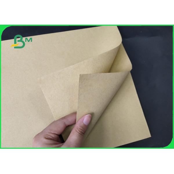 Quality FSC 80g 250gsm 350gsm Natural Brown Color Kraft Paper Rolls Eco - Friendly for sale
