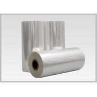 China 45mic Thermal Heat  PVC Shrink Film Rolls , Pvc Shrink Wrap Film For Plastic Bottle Label for sale