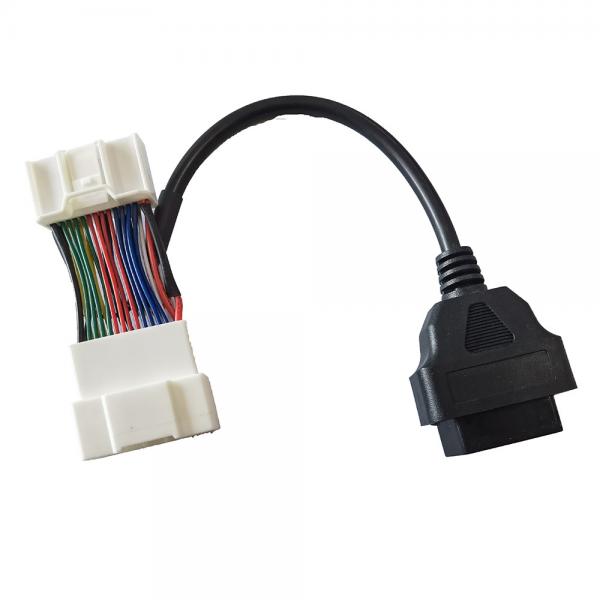 Quality Stable 30cm OBD2 Scanner Cable For Car 26 Pin PVC PE Material for sale