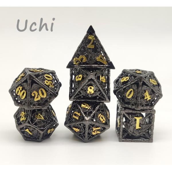 Quality Portable Luxury Resin Polyhedral Dice Polished For Dungeon And Dragon for sale