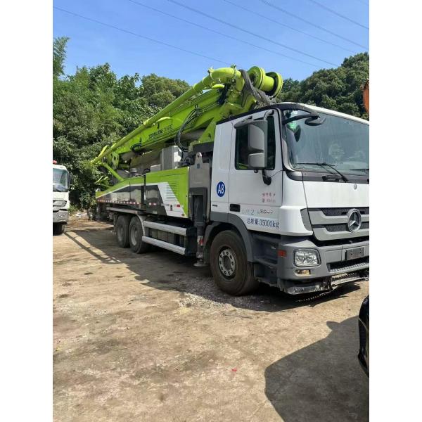 Quality Used 2020 Benz Zoomlion 52m Concrete Boom Pump Truck Truck Mounted for sale