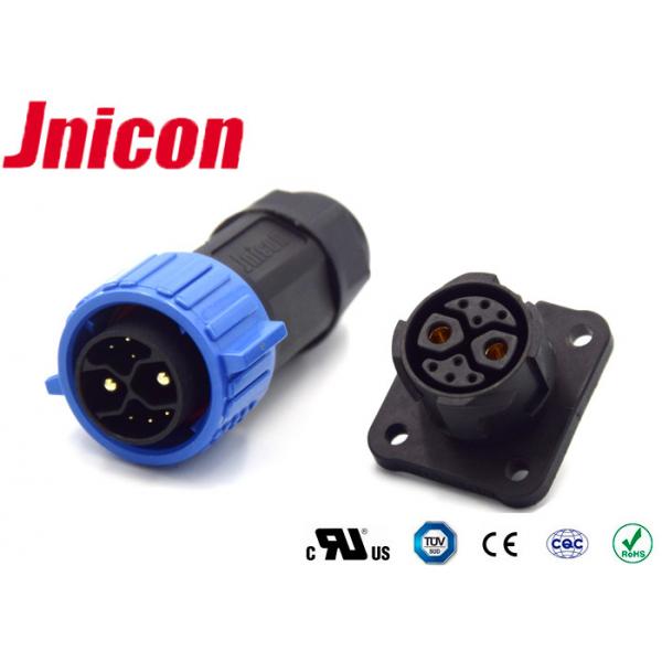 Quality E Vehicles Waterproof Power Connector M23 Push Locking 2 Power 1 Grouding 5 Data for sale