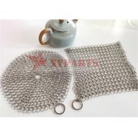 China SUS316 Rings Chainmail Cast Iron Pan Scrubber Food Grade factory