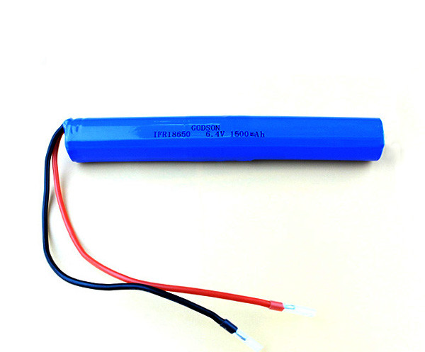 Quality 1500mAh Emergency Light Lithium Battery Lithium Iron Phosphate Batteries 6.4V for sale