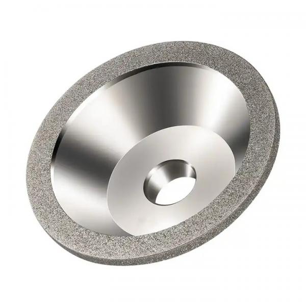 Quality Type Bowl Electroplated Diamond Grinding Wheel Glass Edging Silver for sale