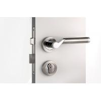 China Rose Mortise Door Lock Satin Nickel / Chrome Lever Handle for sale