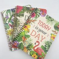 China Practical Notebook Diary Printing Services Hardcover Flexibound With Stickers factory
