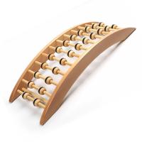 Quality Natural Wooden Electric Back Massager Eco Friendly Material Increases Blood for sale