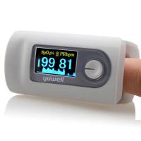 China Plastic material white finger pulse oximeter for hospital oximeter factory
