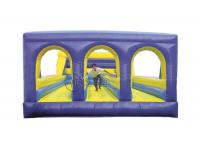 China 3 Lane Bungee Run Game Inflatable Sports Games Blow Up Games For Parties factory